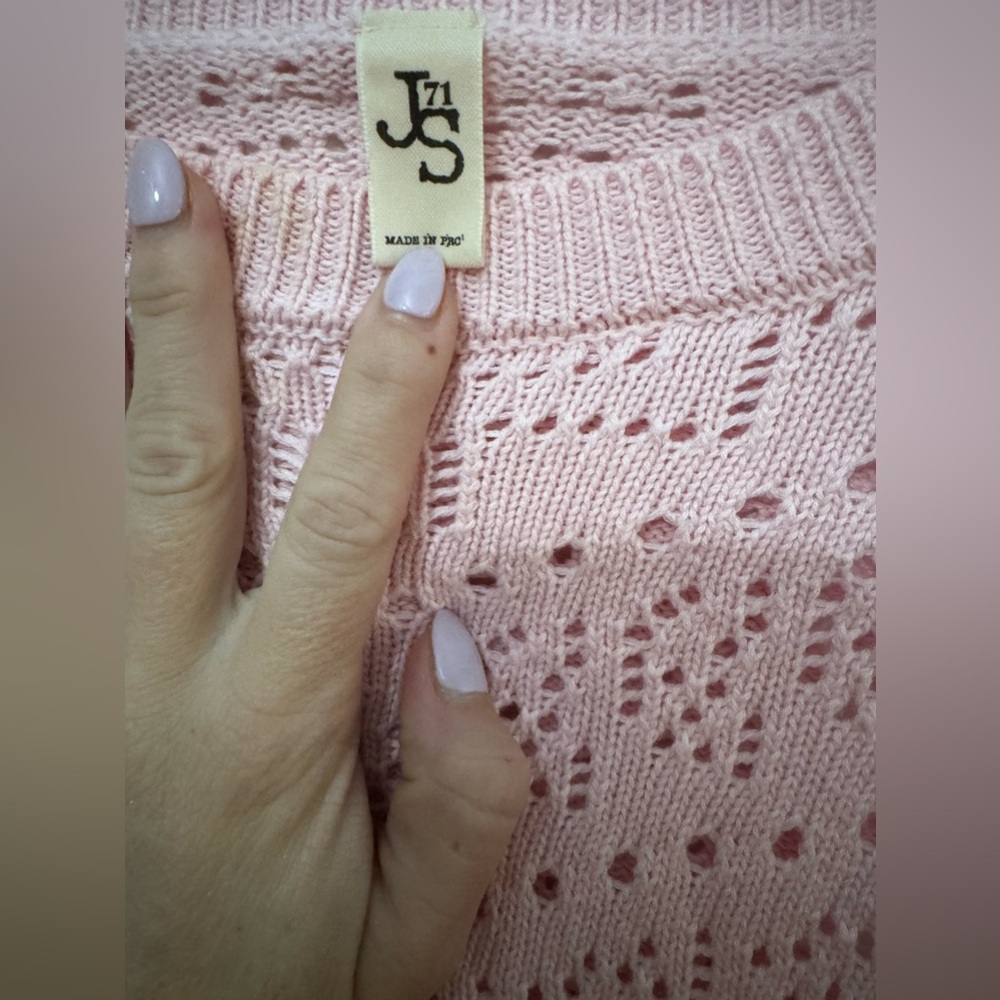 Pink Knit Sweater - Picture 2 of 4